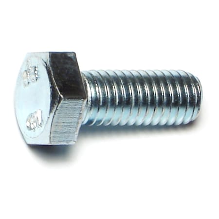 Midwest Fastener Class 8.8, M8-1.25 Hex Head Cap Screw, Zinc Plated Steel, 20 mm L, 50 PK 50443